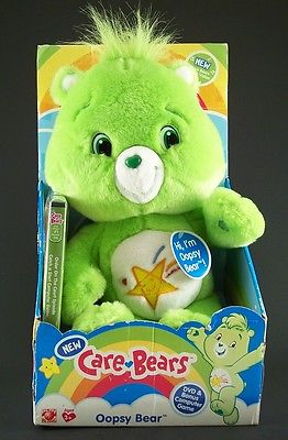Care Bears 13 Inch Plush Oopsy with DVD by Play Along Free Shipping Within USA!!