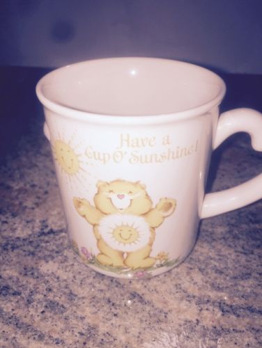 Care Bears Stoneware Designers Collection American Greetings Coffee Mug Cup 1983