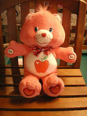 care bears 2004 Smart Heart  12in boys & girls plush  toy animal talks no cards