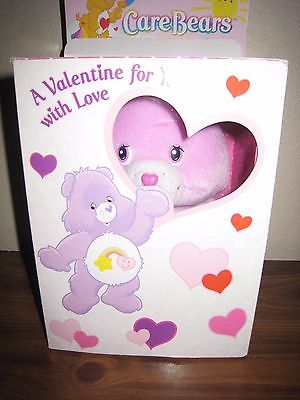 NRFB 10" CARE BEAR BEST FRIEND COLLECTIBLE HAPPY VALENTINES DAY PINK 