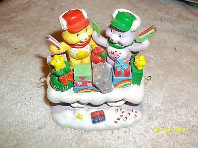 Care Bear Care-A-Lot Christmas Express Train Figurine Delivering Yuletide 2005