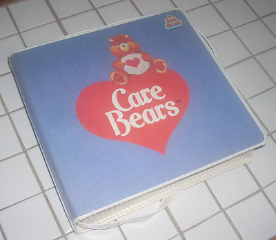 CARE BEARS Book & Tape Tote 1984 Kid Stuff Records Cassettes