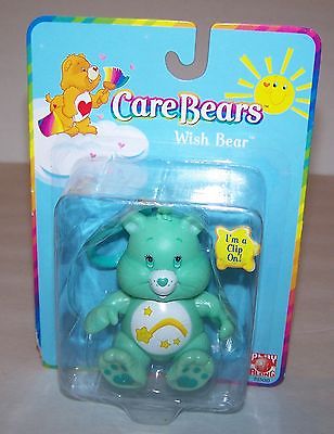 Care Bear Wish Bear Clip On Bear 2002 Play Along Sealed Package