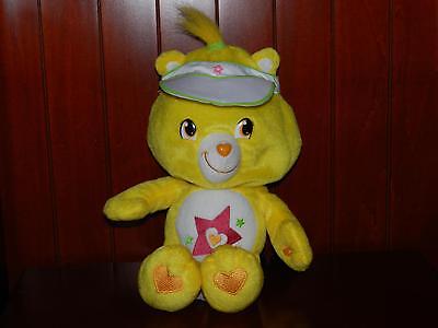 13" Beverly Hills Teddy Bear Plush SUPERSTAR CARE BEAR Stuffed Yellow Star Hat