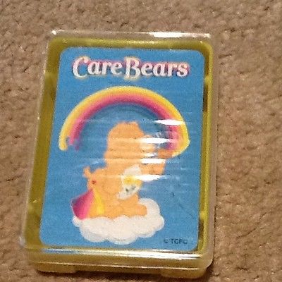 2003 Care Bears New Sealed Miniature Playing Cards Full Deck Blue Rainbow