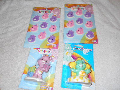 Wilton Care Bears Candles & Icing Decorations New