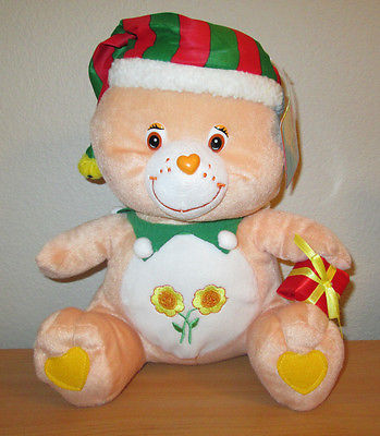 CARE BEARS Plush FRIEND Bear Christmas 2006 sitting stuffed animal 11