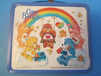 vintage Care Bears lunch box Aladdin Corp rainbow 