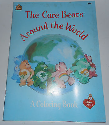 CARE BEARS COLORING BOOK Vintage 1976  NEW   from happy house