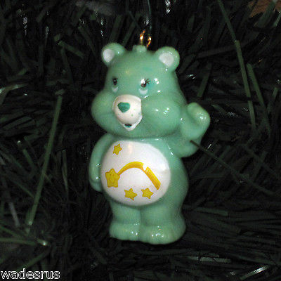 Wish Bear Care Bears - Custom Christmas Tree Ornament Stars & Rainbow Symbol