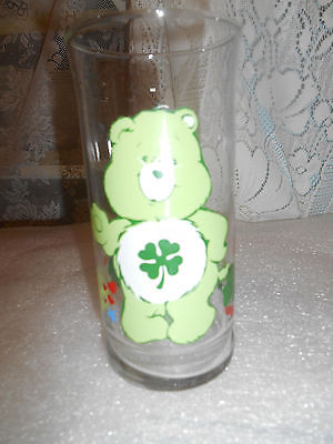 COLLECTIBLE CARE BEAR GLASS DRINKING GLASS  