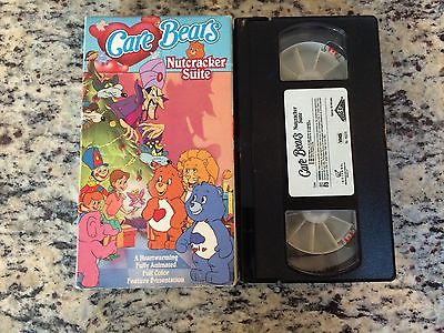 THE CARE BEARS NUTCRACKER SUITE CHRISTMAS VIDEO RARE OOP VHS! 1ST ISSUE HTF!