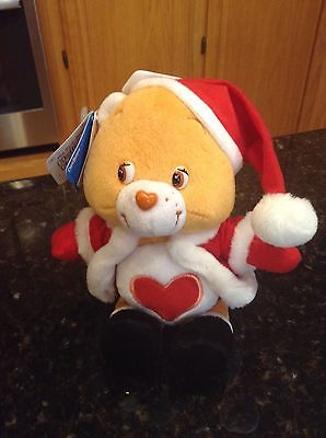 NWT Care Bear Holiday Friends Tenderheart plush Christmas Santa Claus Suit Hat  