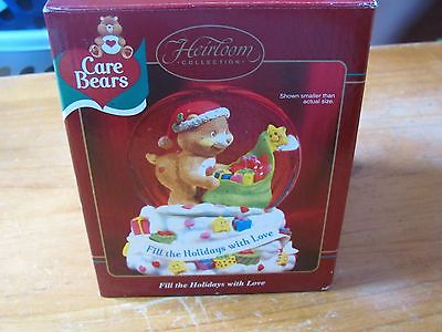 Care Bears Heirloom Collection Musical snow globe with box Christmas