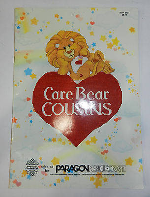Care Bears Cousins Cats Playful Monkey Counted Cross Stitch Patterns Booklet