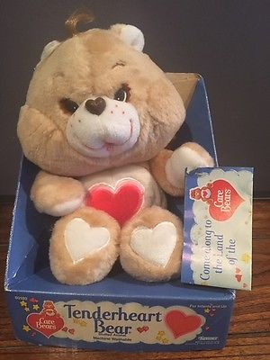 Care Bears Tenderheart Bear Original- New In Box 1983