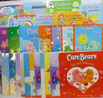 Lot of  24:  CARE BEARS  Storybooks,  Readers, Activity Books +  Vintage & Newer