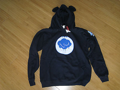 Care Bears Hoodie with ears navy blue grumpy XS extra small Brand New BNWT