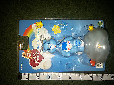 NIB 2003 CARE BEARS BUBBLE BLOWER WOBBLE BOBBLE HEAD WITH BUBBLES YOU CAN CATCH