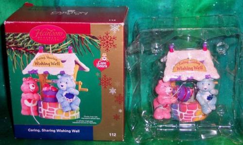 2005 CARLTON CARDS CARE BEARS CARING SHARING WISHING WELL CHRISTMAS ORNAMENT