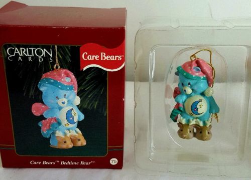 Care Bears Bedtime Bear 75 Carlton Cards Heirloom Treasure Ornament 1995