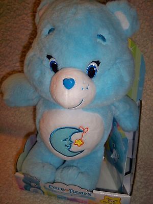CARE BEARS 12" Genuine BEDTIME BEAR Plush & DVD NIP Soft Rare 2015 VHTF