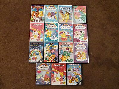 Lot Of 15 Care Bears DVDs