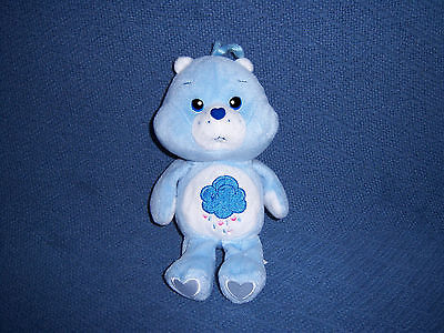 Care Bears Grumpy 20th Anniversary Stuffed Plush Doll Toy Blue Rain Cloud Show