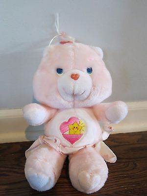 Original 1985 Baby Hugs Bear Care Bear Pink 