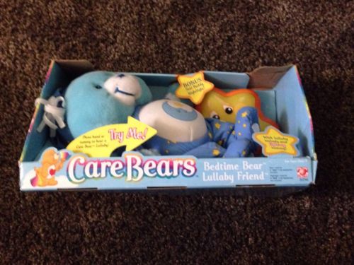 2003 Care Bears Bedtime Bear Lullaby Friend With Star Nightlight Never Opened