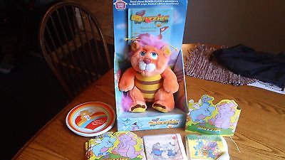 1985 Disney Wuzzles Bumblelion~NEW in BOX/ book napkins Pound Puppies~Care Bears