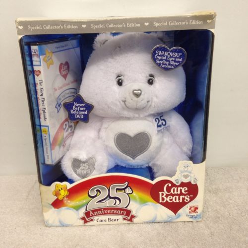 Care Bear 25th Anniversary Special Collectors Edition Bear & DVD Set