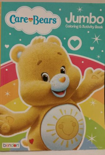 Care Bears Jumbo Coloring & Activity Book, Funshine Bear 2014 NEW 