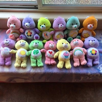 Vintage CARE BEARS Lot of 15 1980s Assorted 8