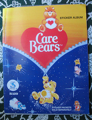Care Bears Sticker Album 1994 Unused Tenderheart Bear Funshine Baio and Company