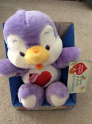 Care Bear Cousins Cozy Heart Penquin 1984 New in Box Complete Vintage Plush Toy