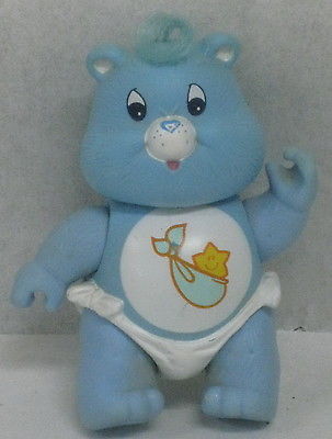 VTG 1984 BABY TUGS CARE BEAR TOY FIGURE FIGURINE AGC 84 HONG KONG-JOINTED
