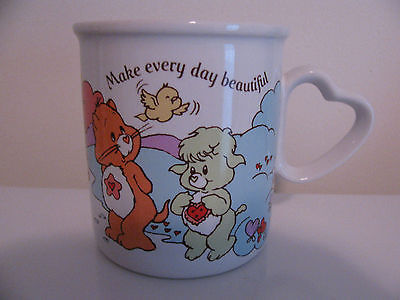 Rare Vintage 1985 Care Bear Cousins Coffee Mug Cup American Greetings Stoneware