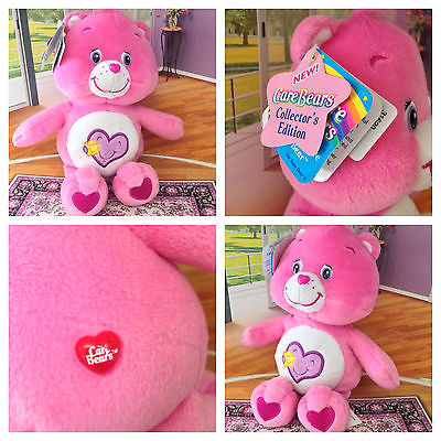 CARE BEARS COLLECTION 10 INCH PLUSH COLLECTOR EDITION TAKE CARE BEAR #6 SERIES 1
