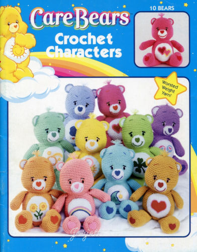 Care Bears Characters ~ 10 Bears crochet patterns OOP rare new