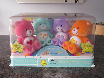 Care Bear Vintage Play Sing Along Store Display Animated + Swift Heart Rabbit 