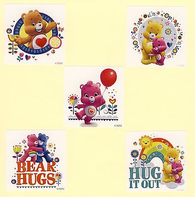 15 Care Bears 3D - Large Stickers - Party Favors - Rewards
