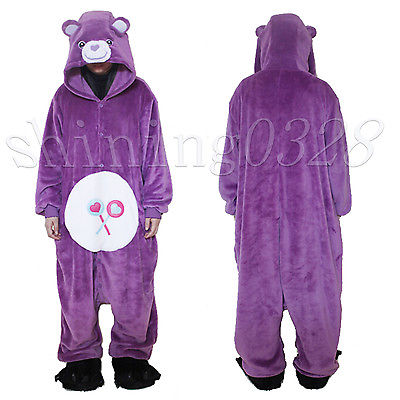 New Halloween Care Bears Unisex Adult Costume Kigurumi Pajamas Cosplay Onesie