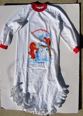 Vintage Care Bears Nightgown  Child Size 