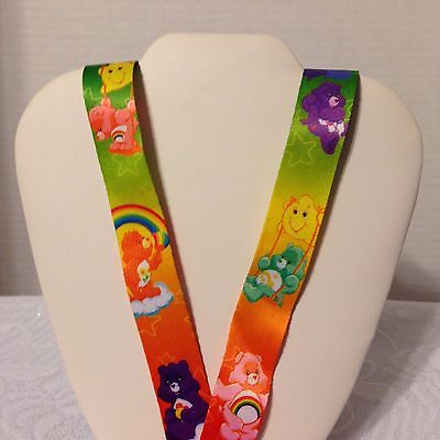 Lanyard Care Bears Key Chain Badge/ID Holder Cell Strap Pin Holder 