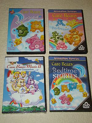 Original Care Bears / Carebears DVD Lot / Collection - 13 Episodes & The Movie 2
