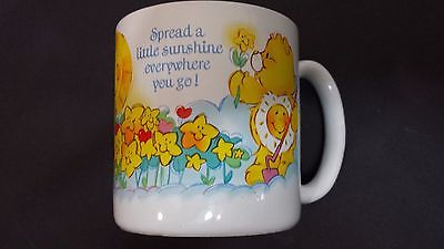 Care Bears 1984 Friendship & Sunshine Bear coffee mug by American Greetings