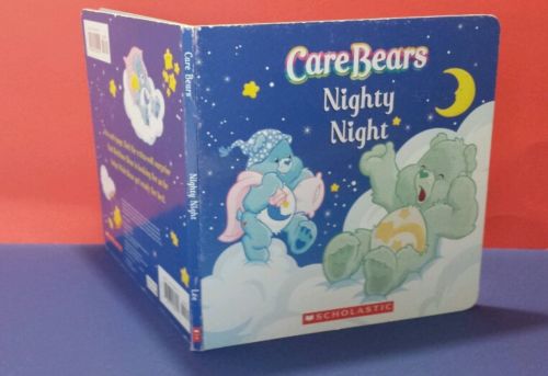 FUZZY FEEL Care Bears Nighty Night by Quinlan B. Lee - Board Book - abookmum