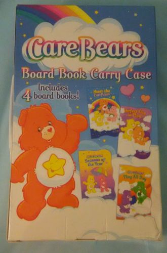Care Bears Board Book Carry Case/Includes 4 Books/Benden Publishing Inc/NEW