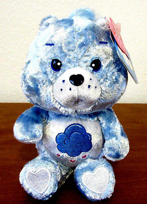 Grumpy Bear Care Bears Rare Crystal Nose Special Edition Care Bear Plush NWT